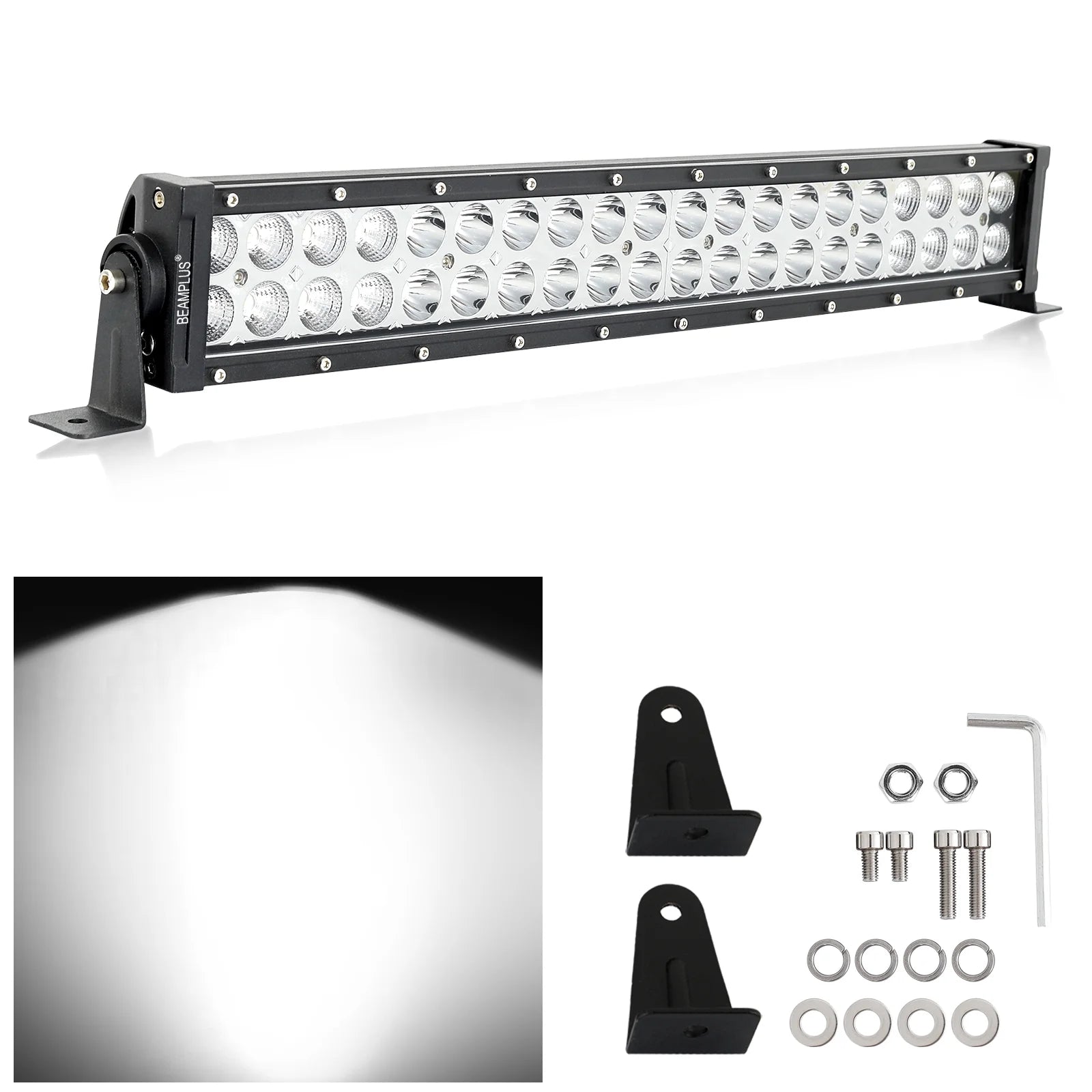 22" 120W LED Waterproof Light Bar Fits SUV