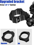 UTV Phone Mount, 360°Rotation ATV Phone Holder Easily Install on 1.75-2