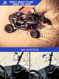 UTV Phone Mount, 360°Rotation ATV Phone Holder Easily Install on 1.75-2